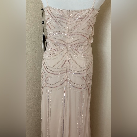 Special occasion gown party dress bridesmaids wedding guest dress art deco dress - Picture 12 of 16